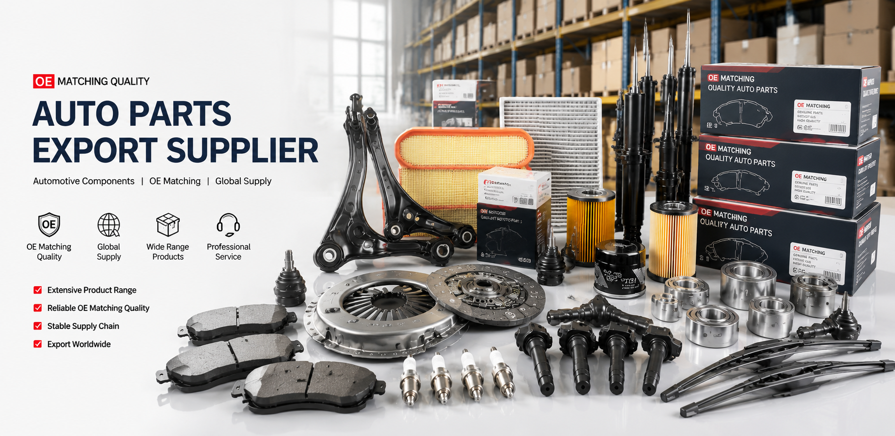 Auto parts sourcing support for global B2B buyers | HengXin Auto Parts